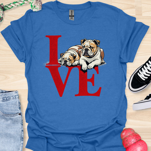 Love is a four legged word - V3 - Sitting Above T-Shirt